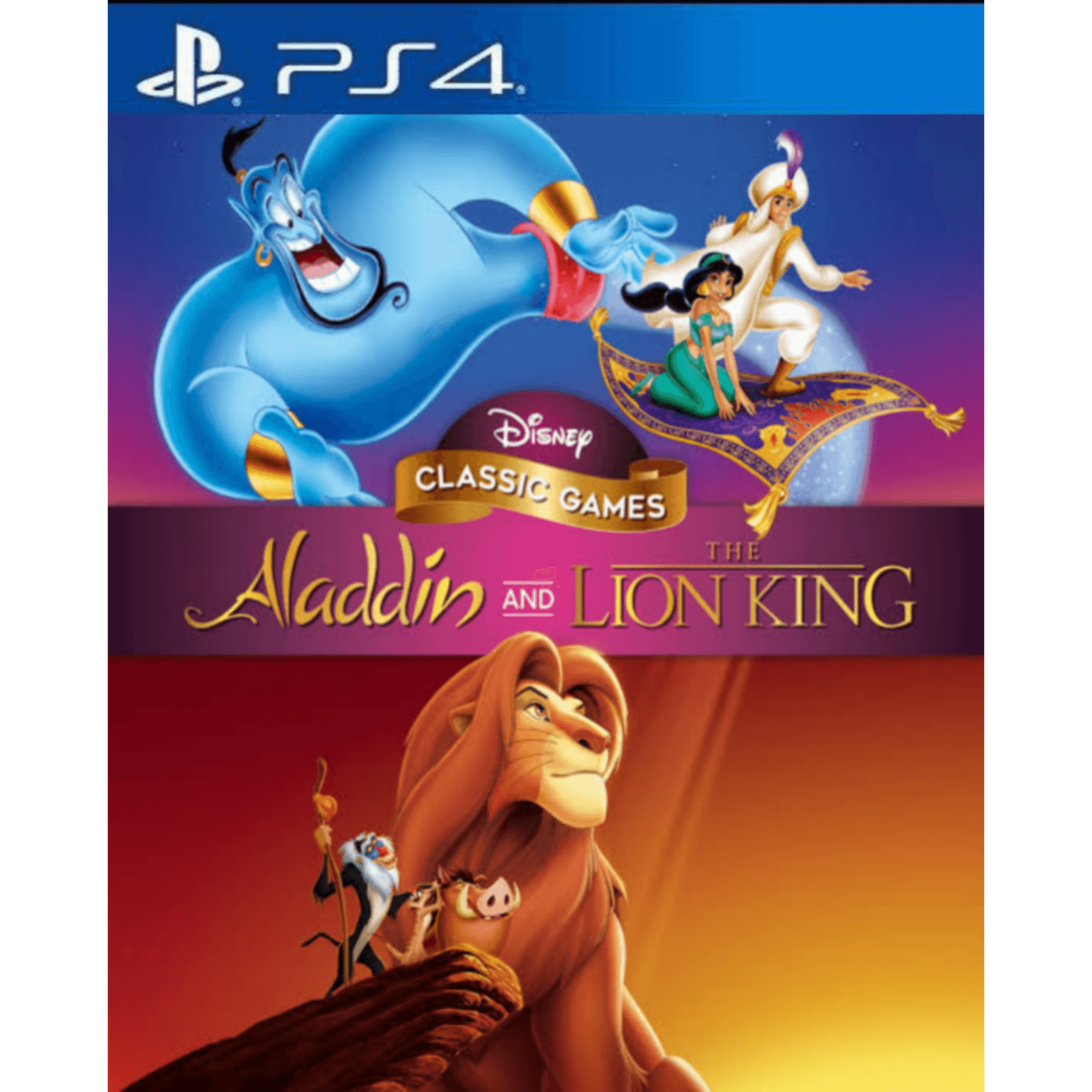 Disney Classic Games Aladdin and The Lion King PS4